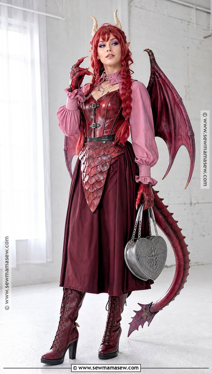 Shrek Dragon Costume With Red Corset Top - 35 shrek dragon costume ideas