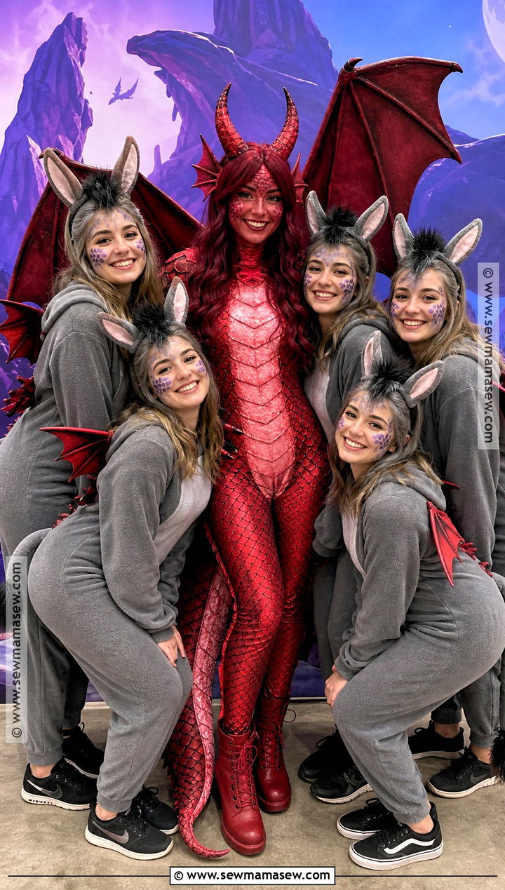 Shrek Dragon Group Costume With Dronkeys - 35 shrek dragon costume ideas