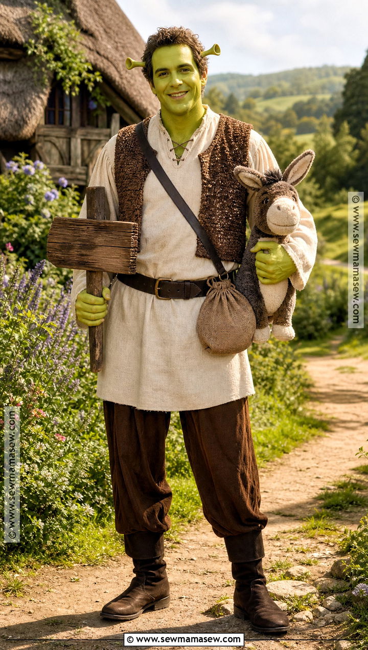 Shrek Green Ogre Costume - 35 Movie Characters Costumes