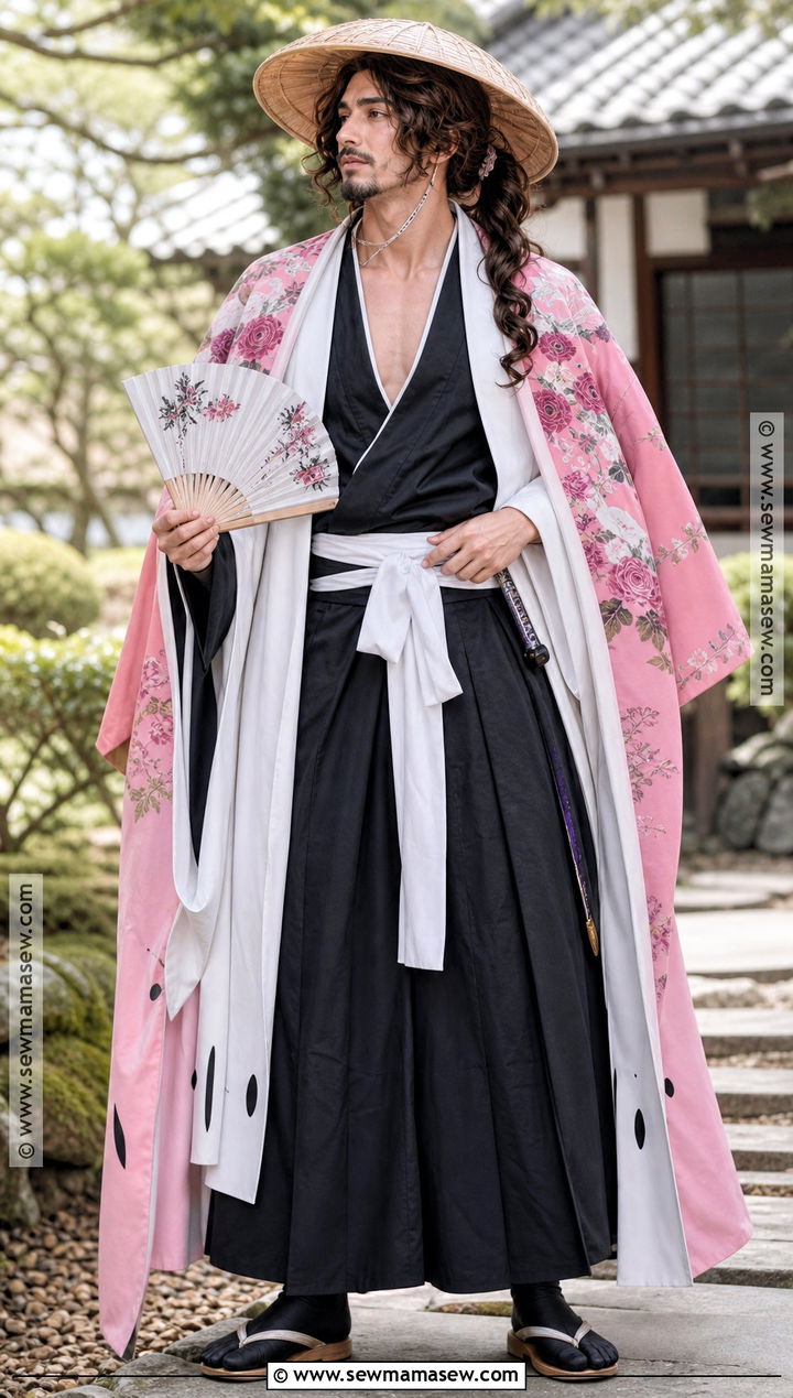 Shunsui Kyoraku Captain Cosplay - 35 bleach cosplay ideas