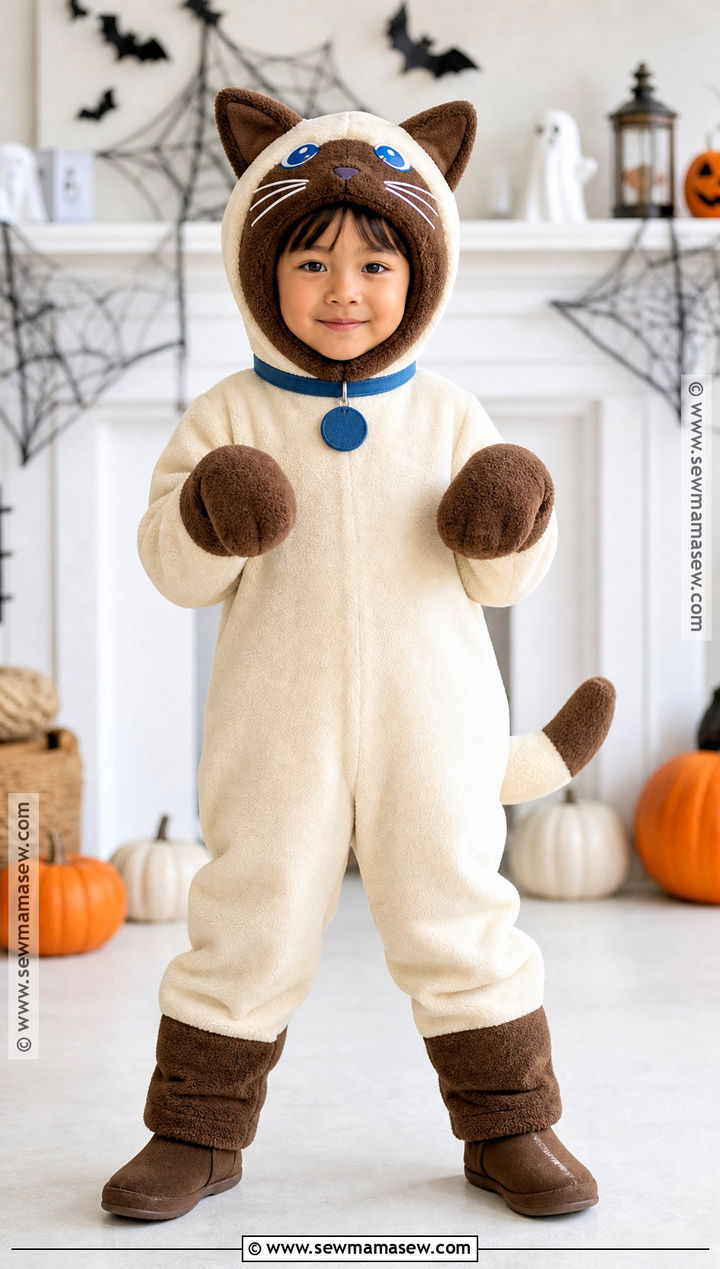 Siamese Cat Costume - 30 cat costume ideas for kids