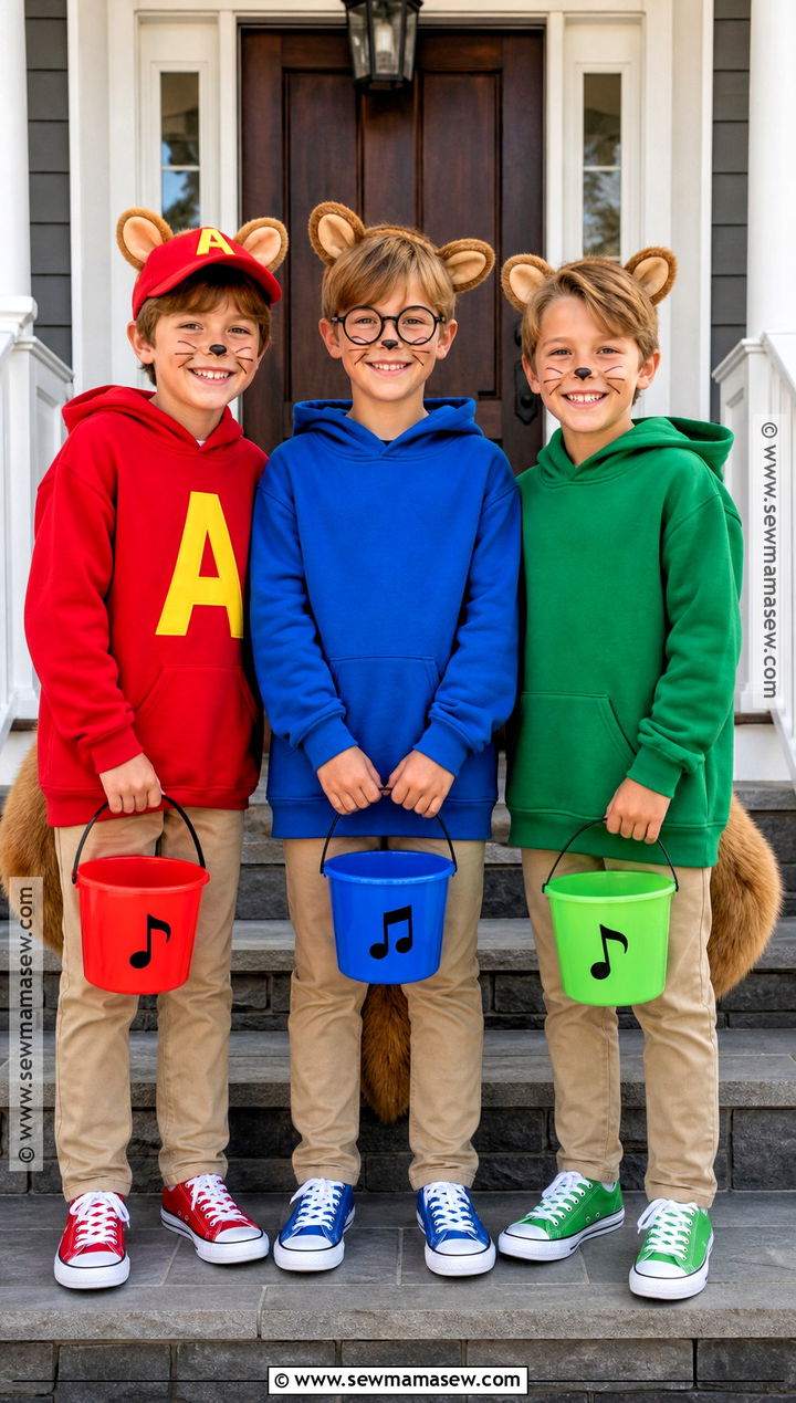 Sibling Alvin Simon And Theodore Costume - 30 alvin simon and theodore costumes
