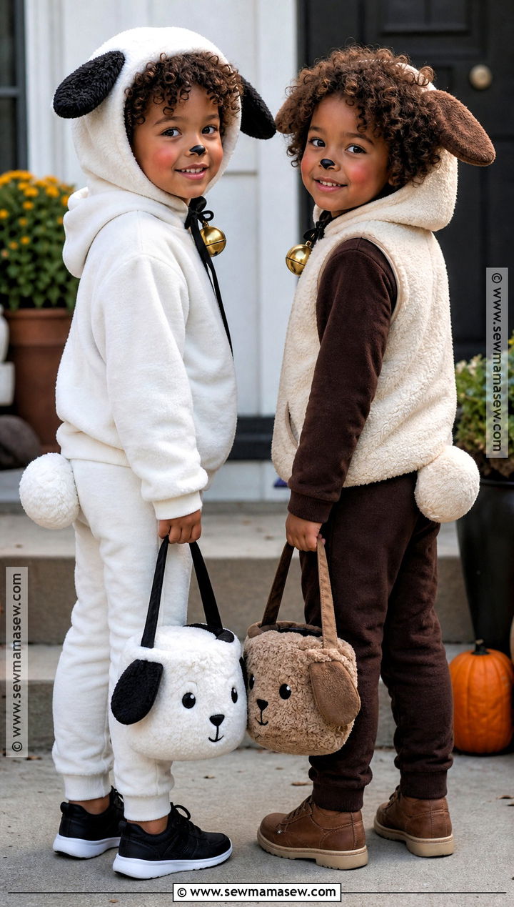 Sibling Lamb Costume - 30 lamb halloween costume ideas