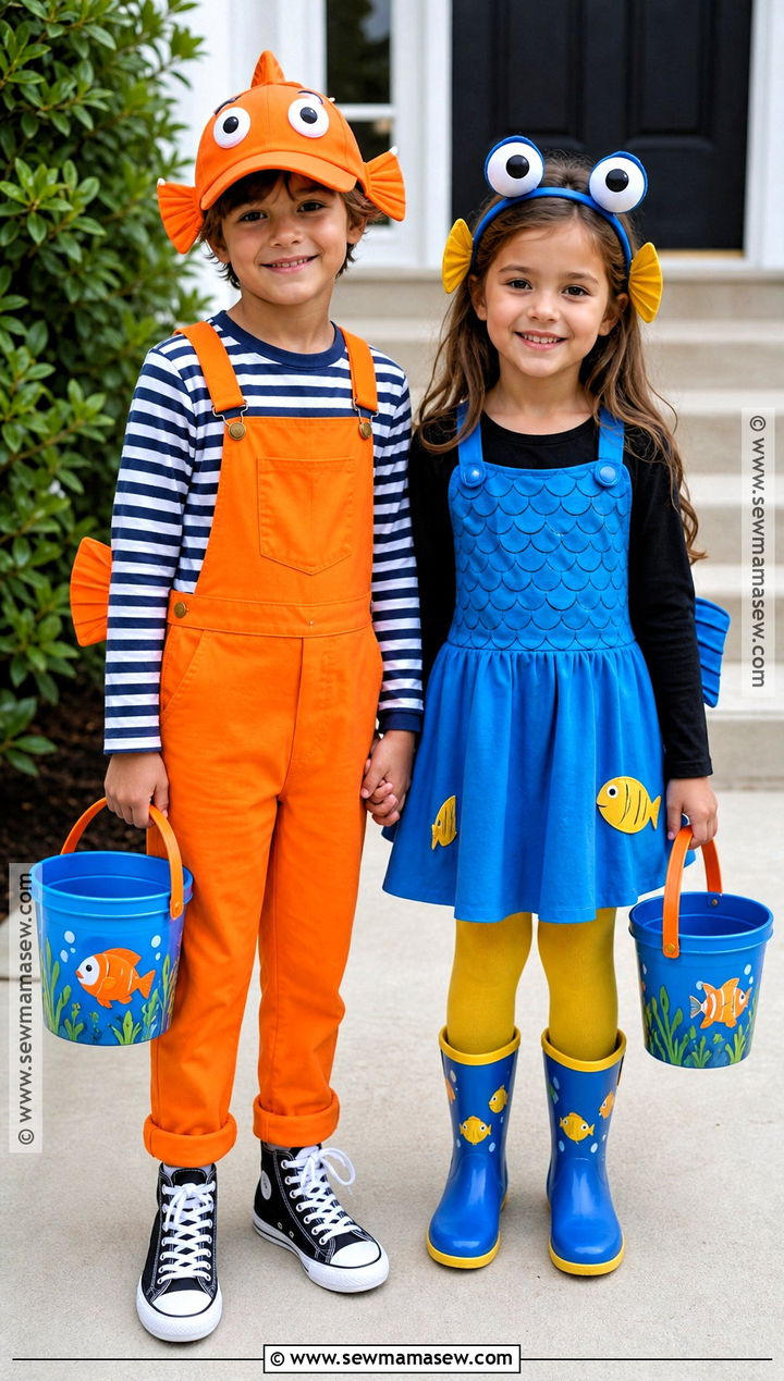 Sibling Nemo And Dory Costume - 30 nemo and dory costume ideas