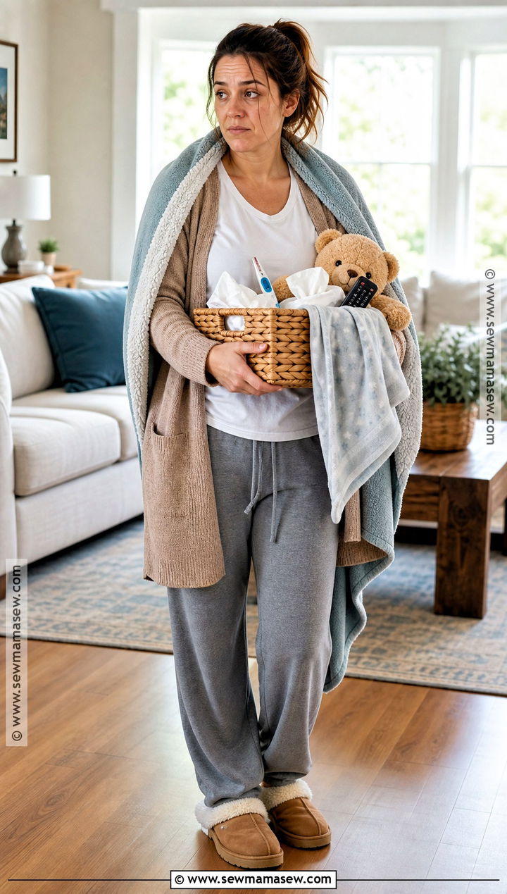 Sick Day Tired Mom Costume - 30 Tired Mom Costume Ideas