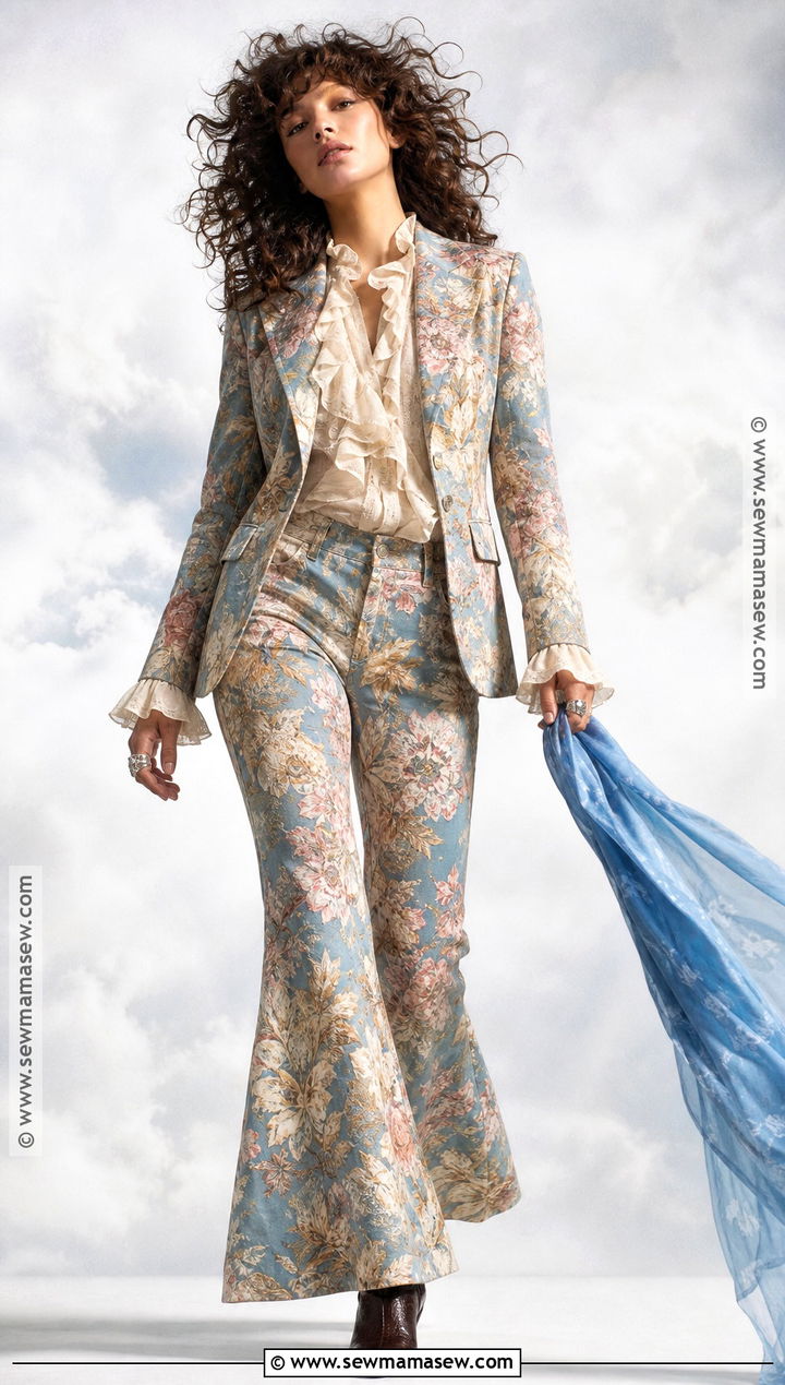 Sign Of The Times Floral Suit Costume - 30 Harry Styles Costume