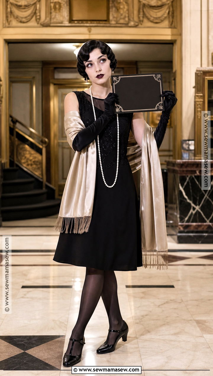 Silent Film Star Costume - 35 vintage halloween costume ideas