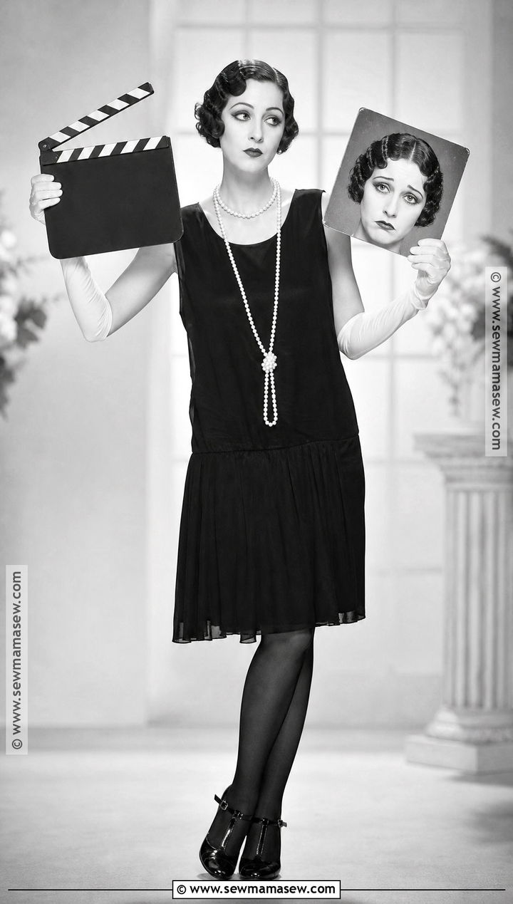 Silent Film Star Costume - 35 black costume ideas