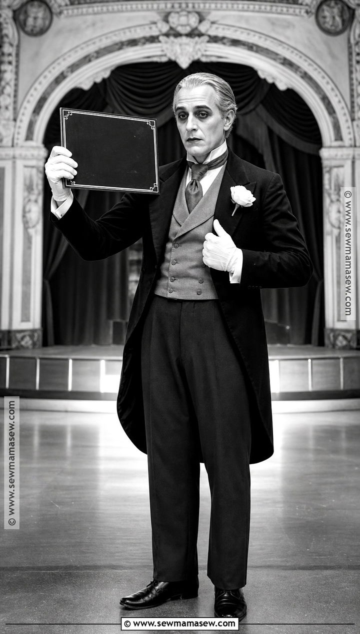 Silent Movie Phantom Costume - 40 scary halloween costume ideas