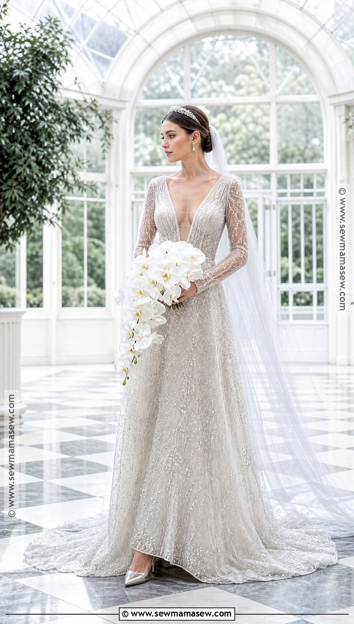Silver Halloween Wedding Dress - 30 halloween wedding dresses