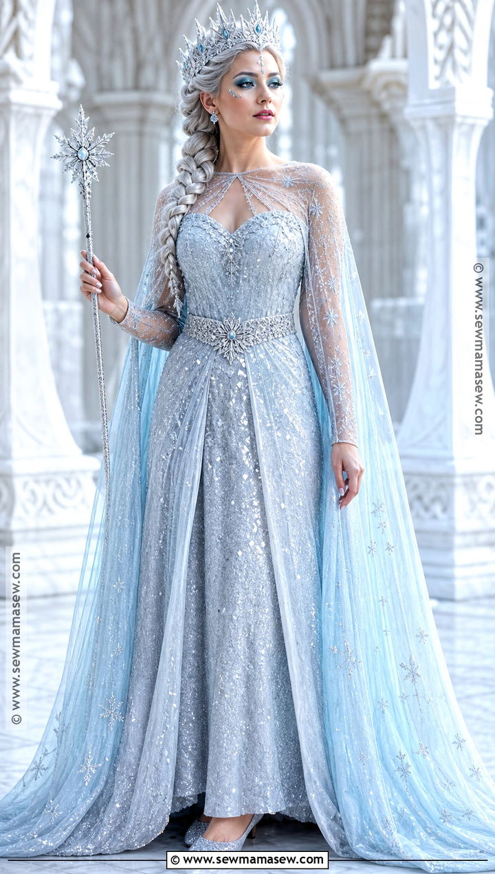 Silver Ice Queen Costume - 30 silver costume ideas