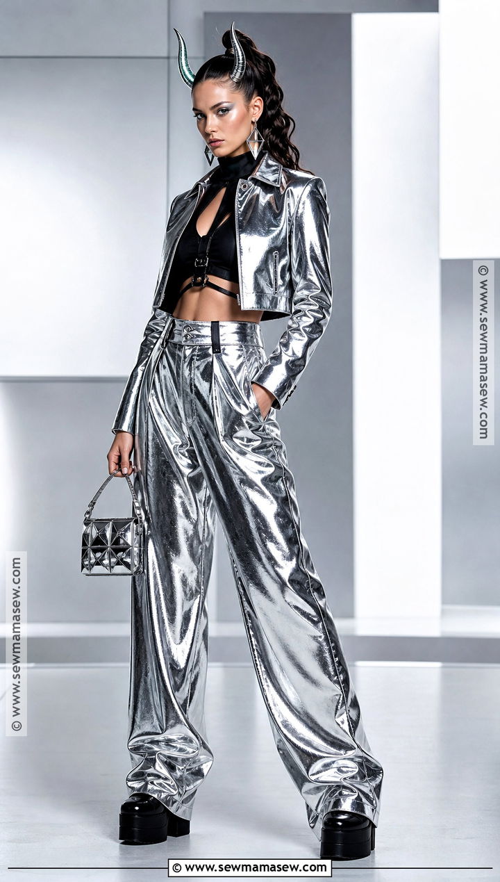 Silver Metallic Demon Outfit - 35 demon outfit ideas