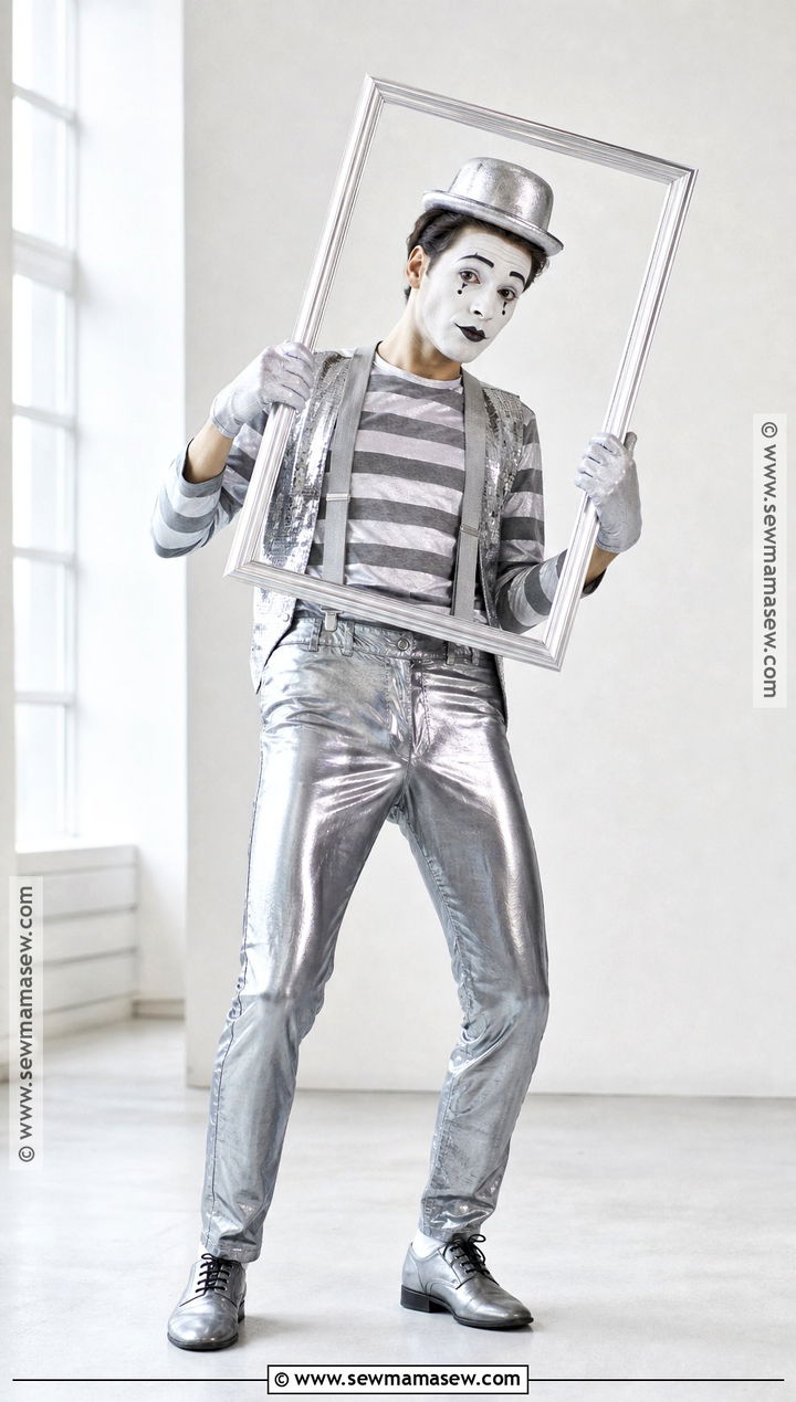 Silver Mime Costume - 30 silver costume ideas