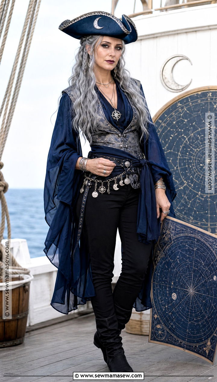 Silver Moon Pirate Costume - 30 cute pirate costume ideas for women