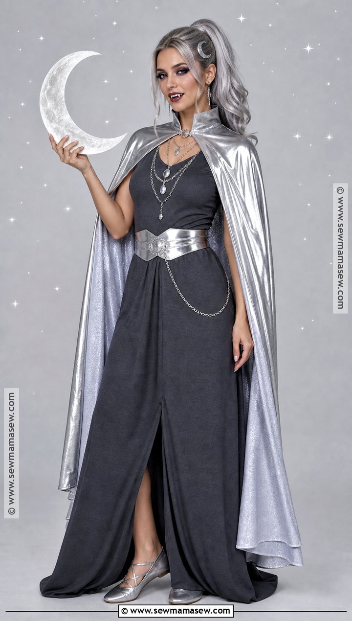Silver Moon Vampire Costume - 50 vampire costume ideas