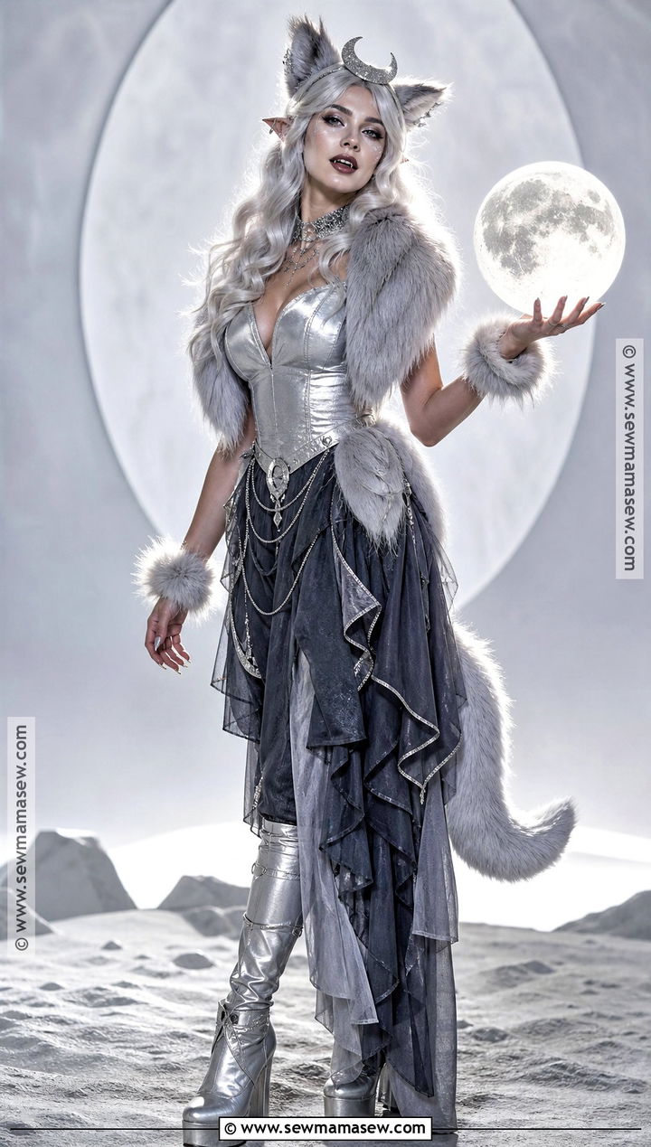 Silver Moon Werewolf Costume - 30 werewolf costume ideas for females