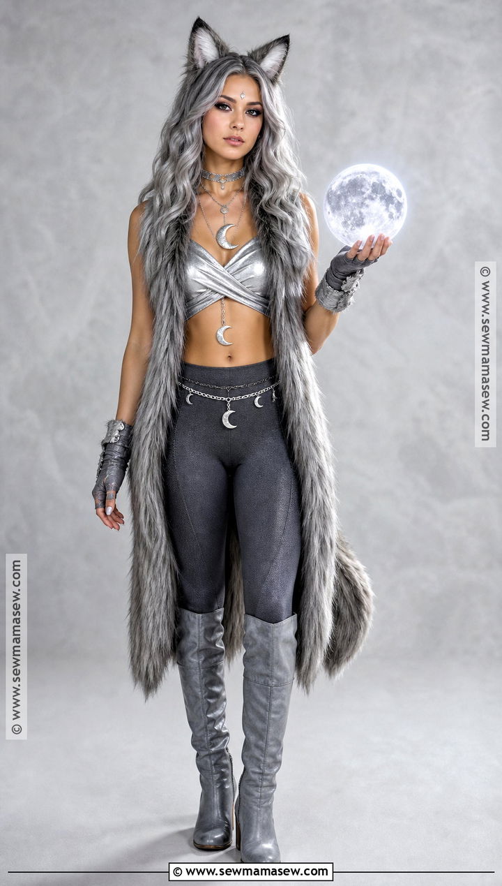 Silver Moon Wolf Costume - 30 Wolf Halloween Costume Ideas for Women