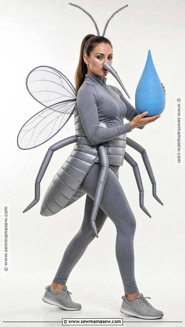 Silver Mosquito Costume - 35 bug halloween costume ideas