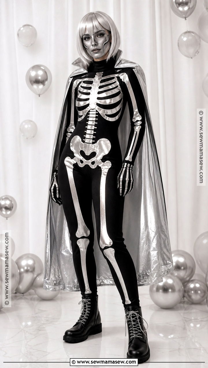 Silver Skeleton Costume - 30 silver costume ideas