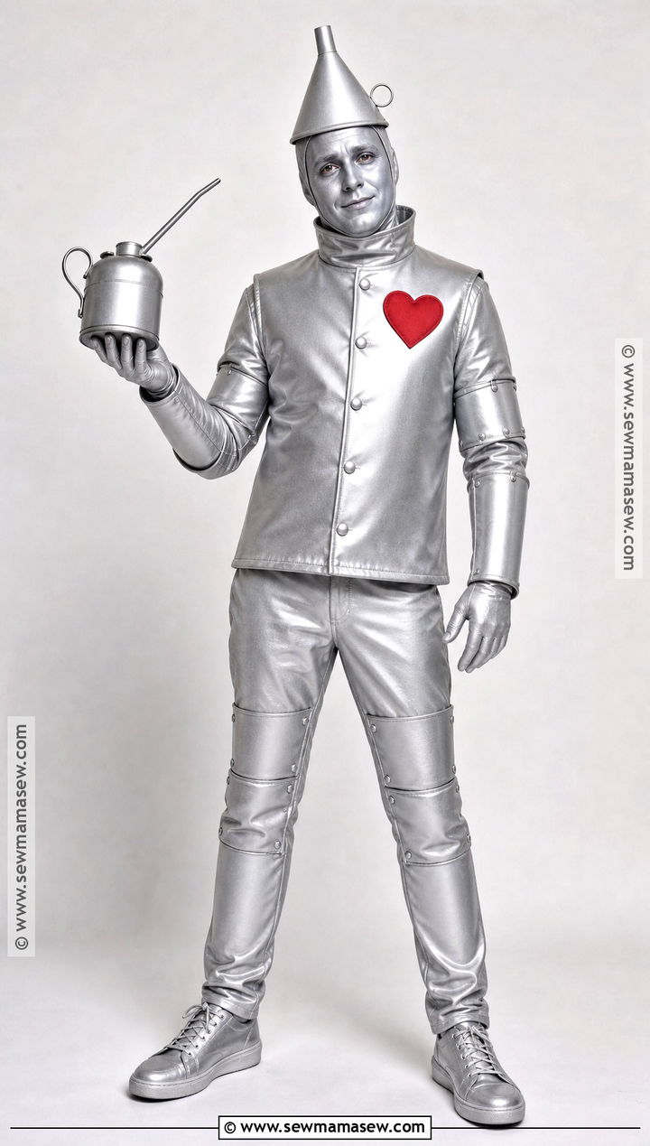 Silver Tin Man Halloween Costume - 30 Wizard Of Oz Halloween Costumes