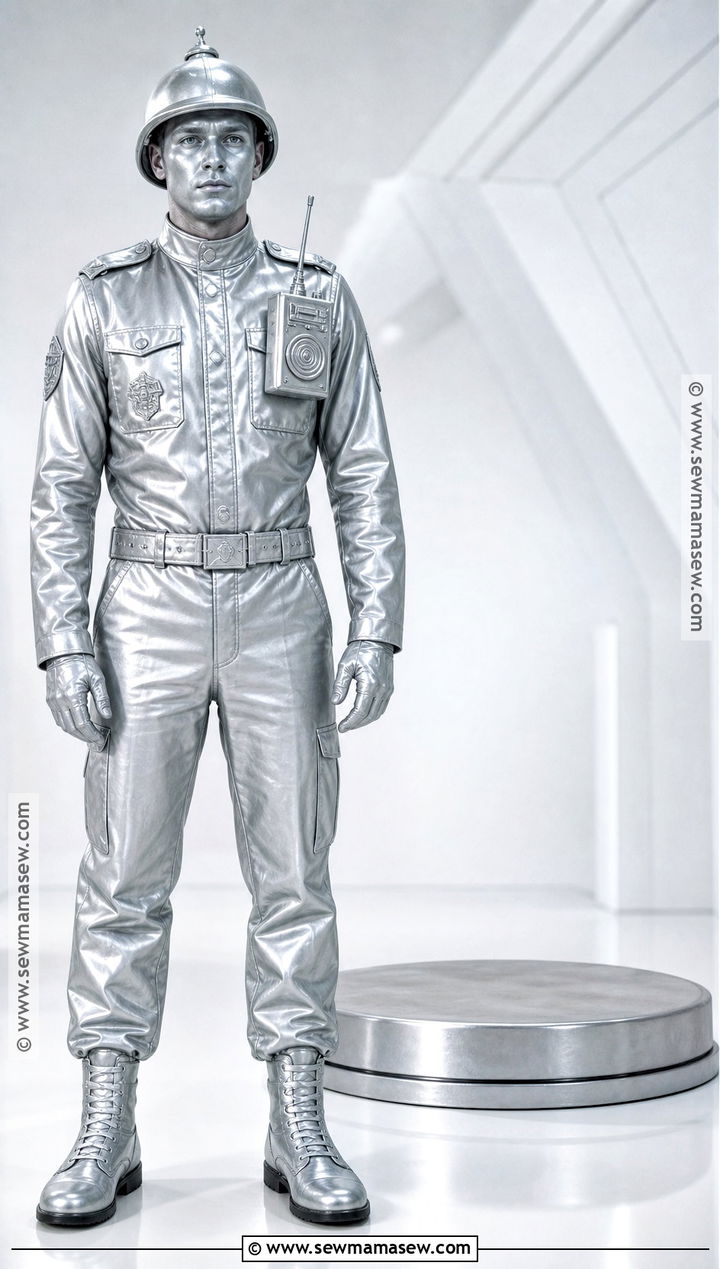 Silver Toy Soldier Military Costume - 35 military costume ideas