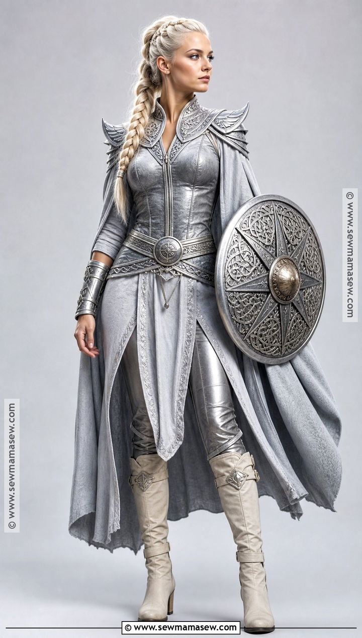 Silver Valkyrie Viking Costume - 35 viking costume ideas for females