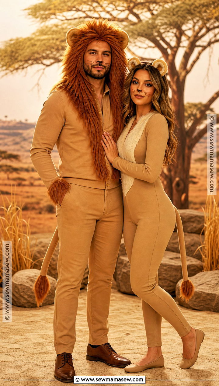 Simba And Nala Couple Costume - 40 disney couple costumes