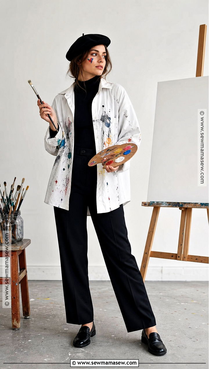Simple Artist Costume - 30 halloween costume ideas easy