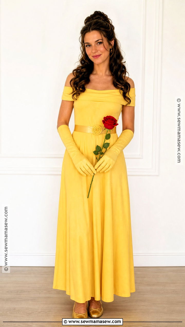 Simple Belle Dress Costume - 45 belle halloween costume ideas
