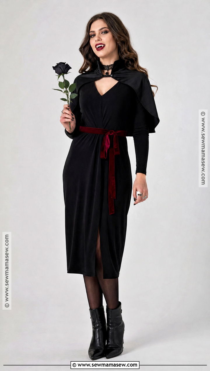 Simple Black Vampire Dress - 45 vampire dress ideas