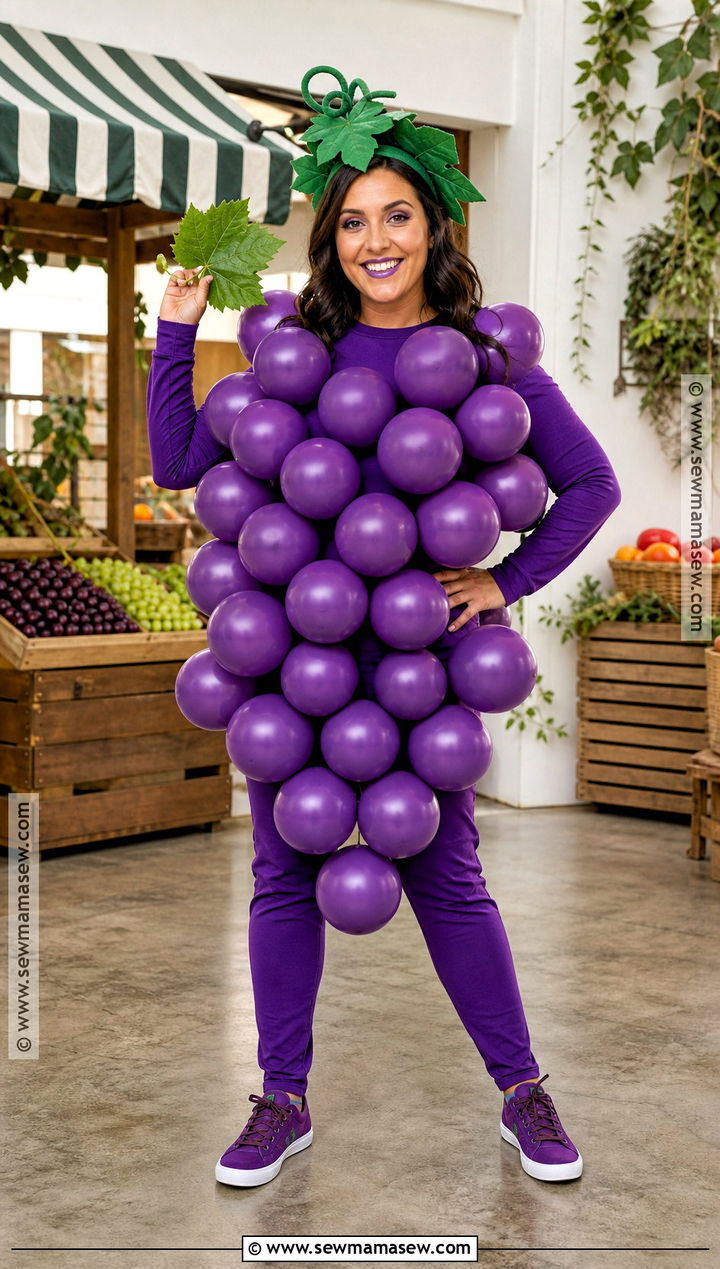 Simple Bunch Of Grapes Costume - 40 simple costume ideas