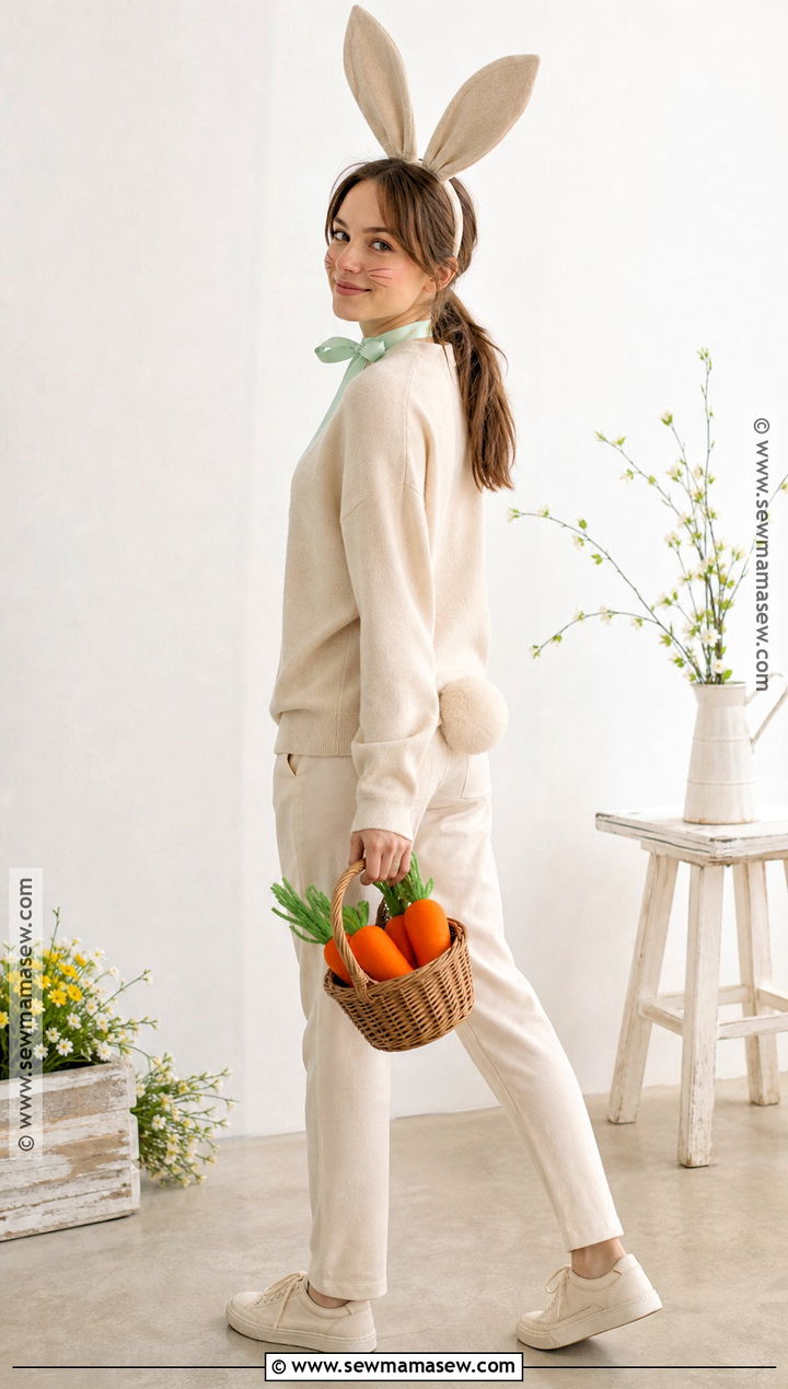 Simple Bunny Costume - 40 simple costume ideas