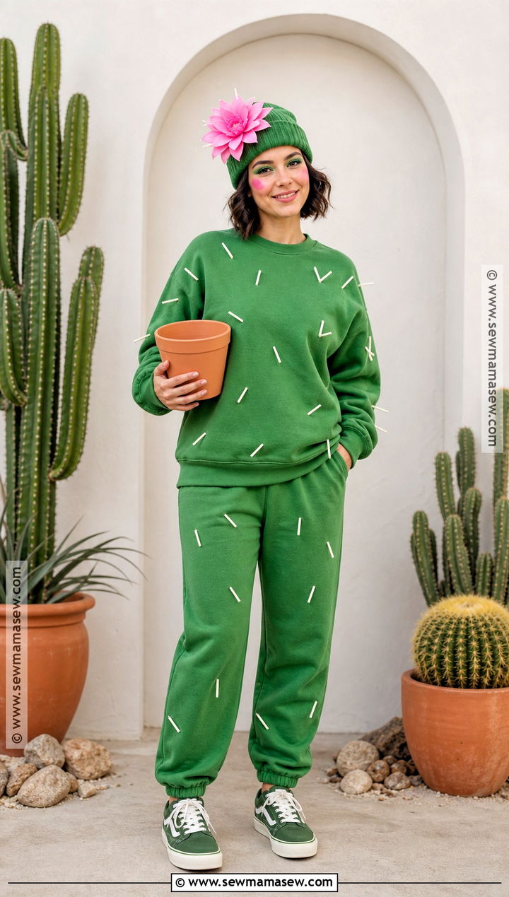 Simple Cactus Costume - 30 costume ideas simple