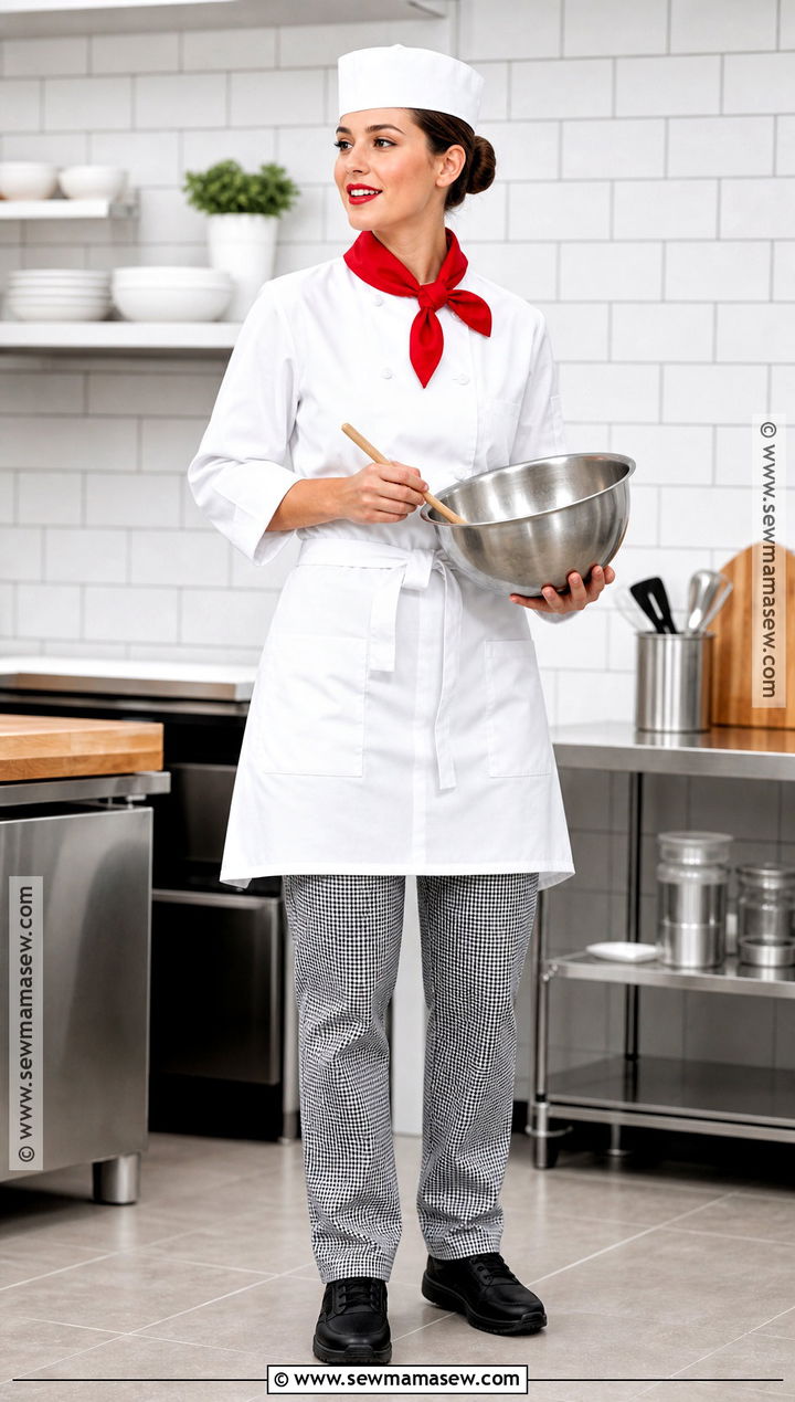 Simple Chef Costume With White Shirt - 40 Simple Halloween Costumes for Women
