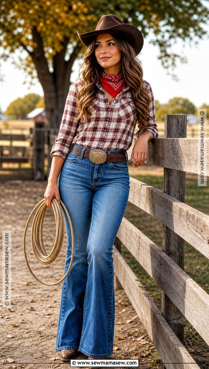 Simple Cowgirl Costume With Denim - 40 Simple Halloween Costumes for Women