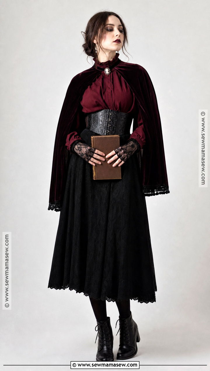 Simple DIY Victorian Vampire Costume - 30 vampire dress victorian ideas