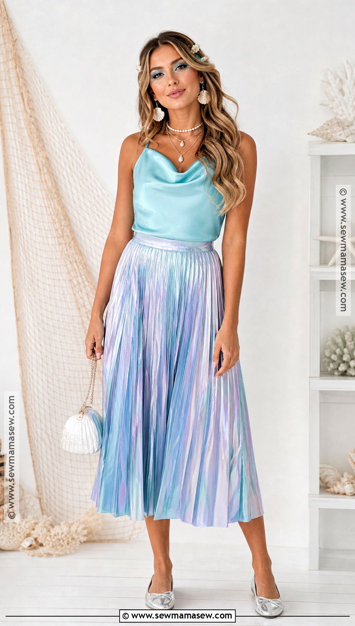Simple Mermaid Inspired Halloween Outfit - 30 Simple Halloween Outfit Ideas