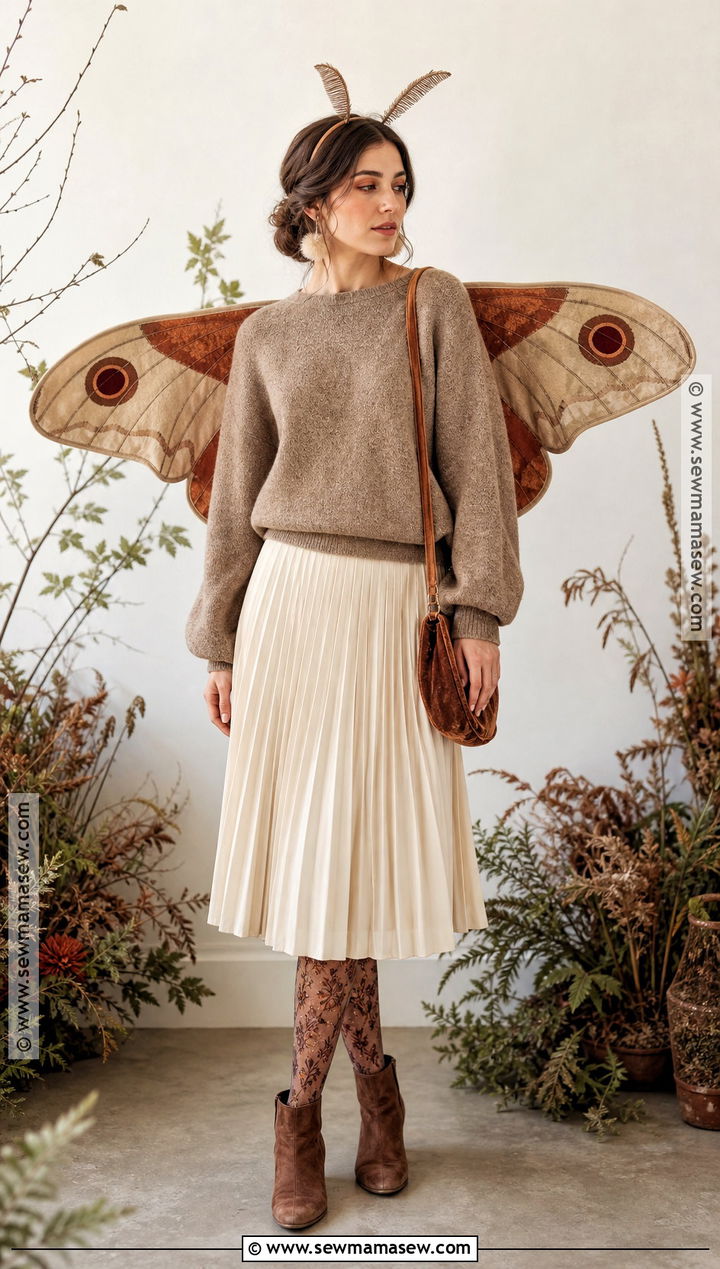 Simple Moth Halloween Outfit - 30 Simple Halloween Outfit Ideas