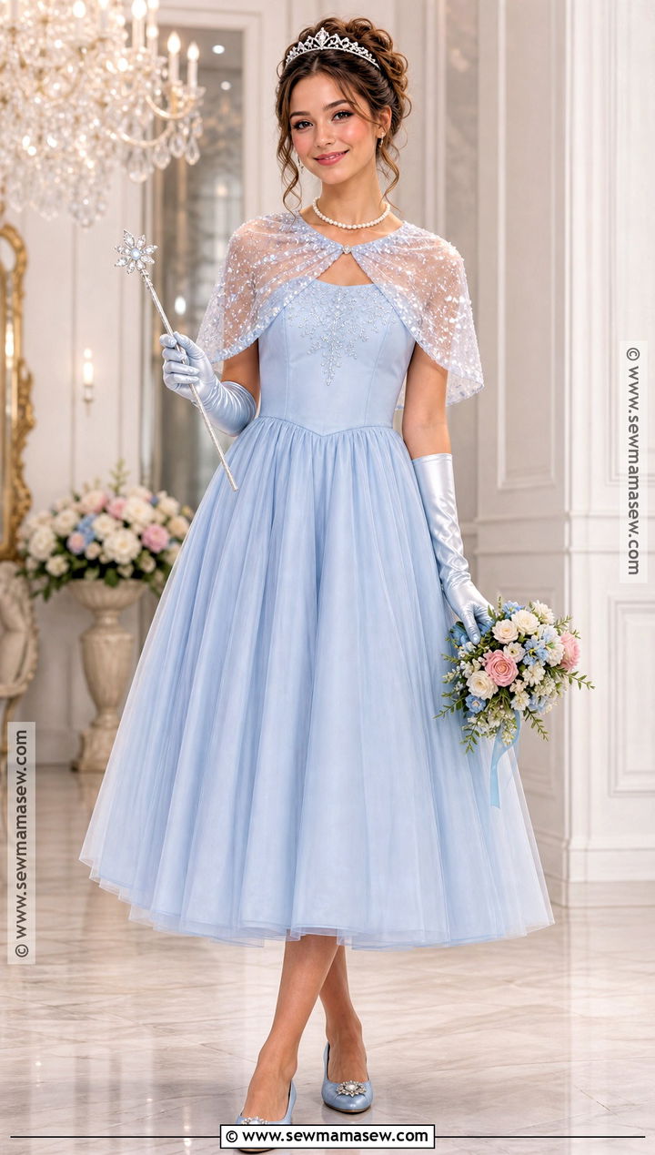 Simple Princess Costume With Pastel Dress - 40 Simple Halloween Costumes for Women