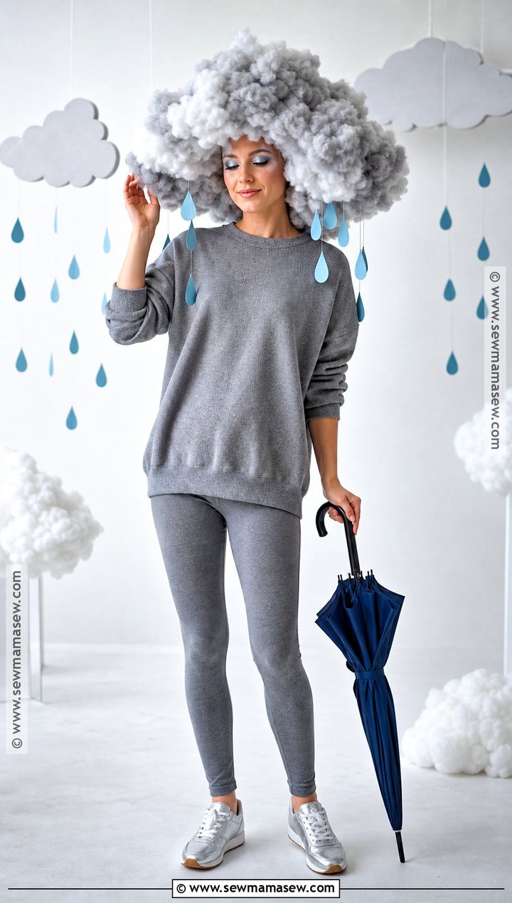 Simple Rain Cloud Costume - 40 simple costume ideas