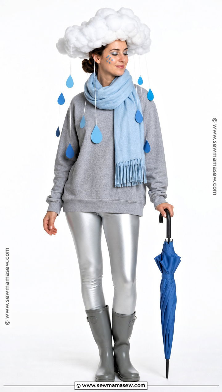 Simple Rain Cloud Costume - 30 costume ideas simple