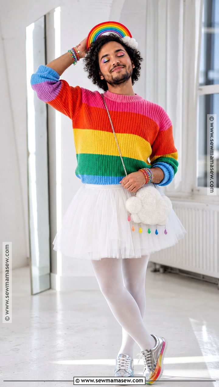 Simple Rainbow Costume - 40 simple costume ideas