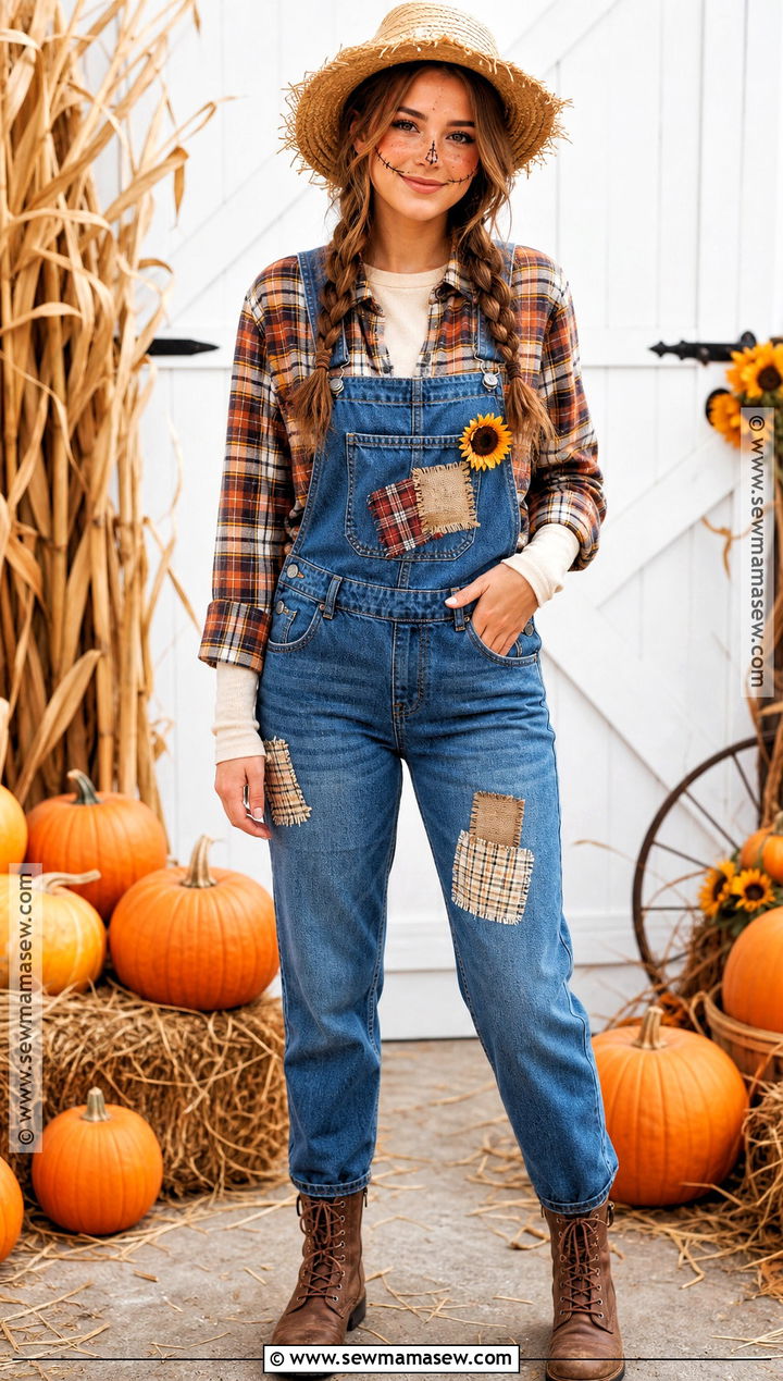 Simple Scarecrow Halloween Outfit - 30 Simple Halloween Outfit Ideas