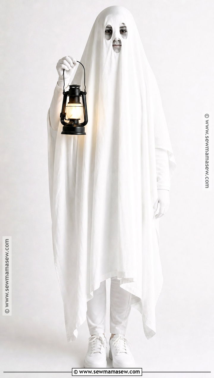 Simple Sheet Ghost Costume - 30 costume ideas simple