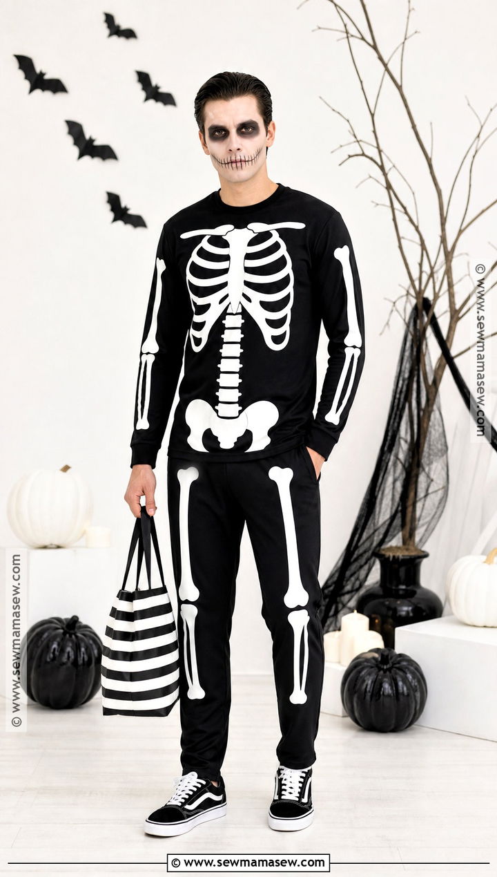 Simple Skeleton Costume - 40 simple costumes
