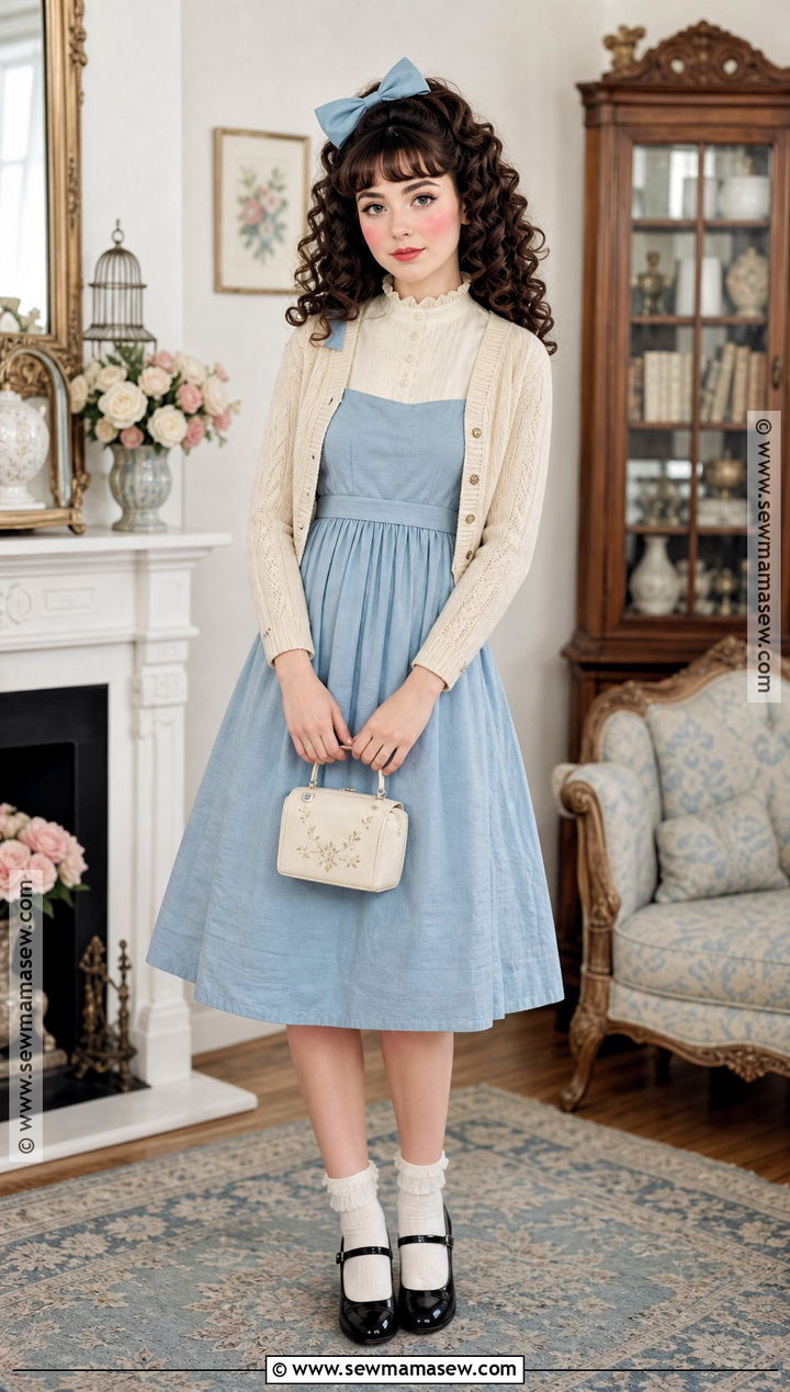 Simple Vintage Doll Halloween Outfit - 30 Simple Halloween Outfit Ideas