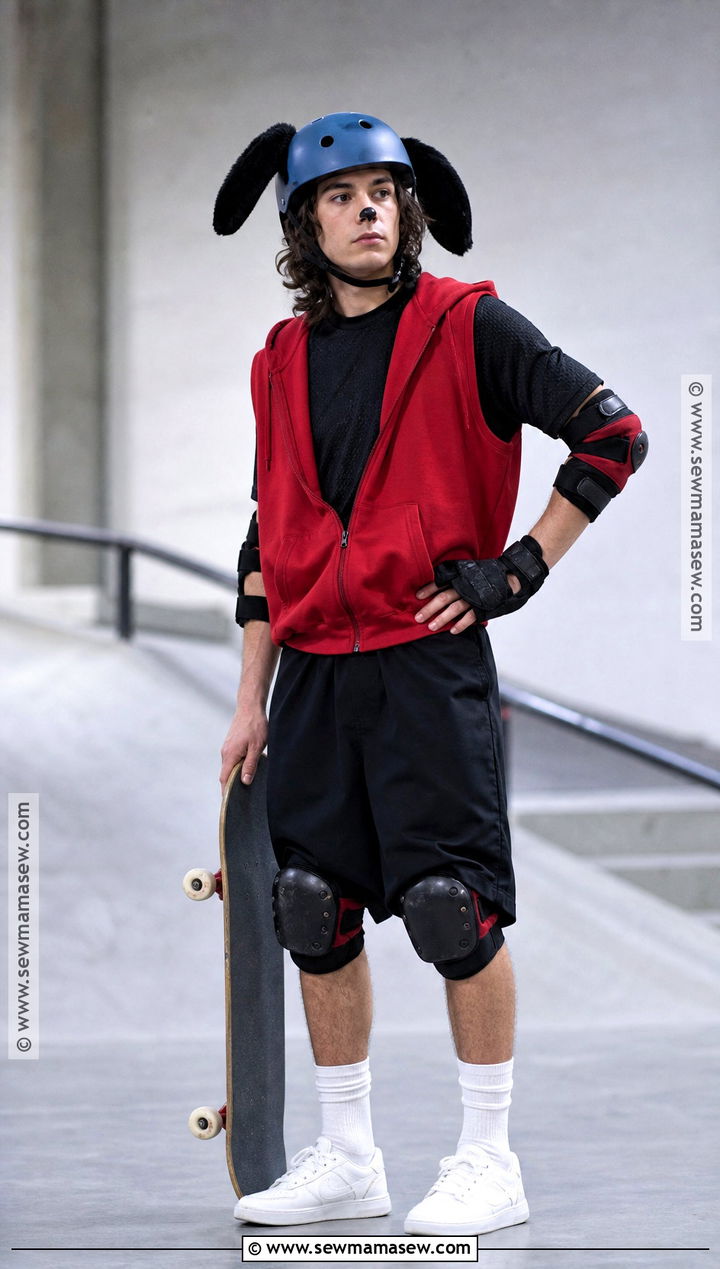 Skate Competition Max Goof Costume With Helmet - 40 max goofy costume ideas