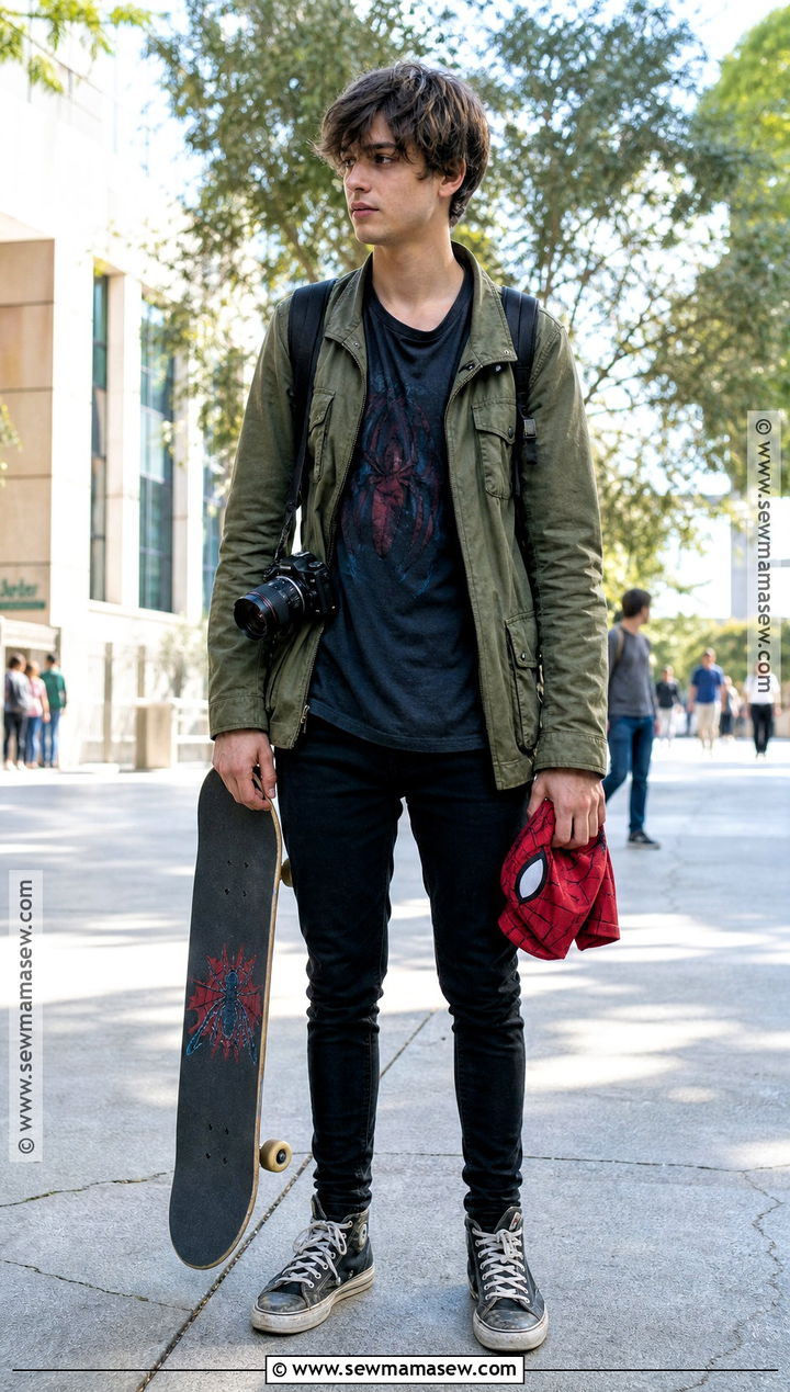 Skateboard Peter Parker Costume - 30 peter parker costume ideas