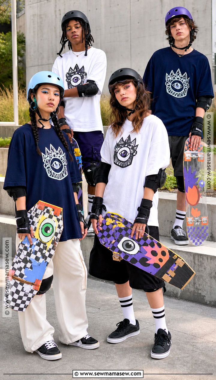 Skateboarding Team Costume With Helmets - 30 team costume ideas sports