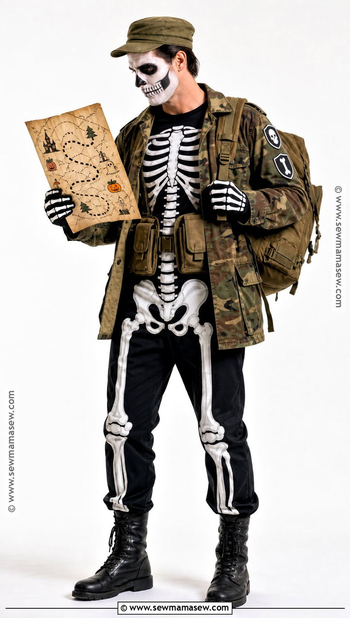 Skeleton Army Costume - 40 army costume ideas